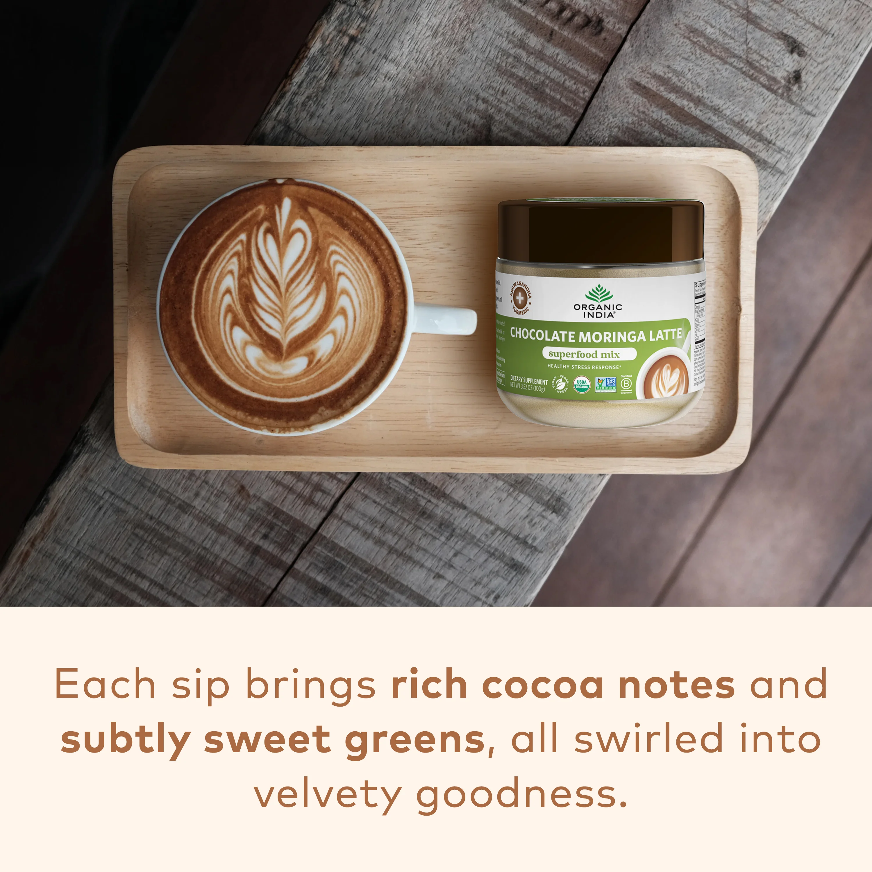 Organic Chocolate Moringa Latte - Image 2