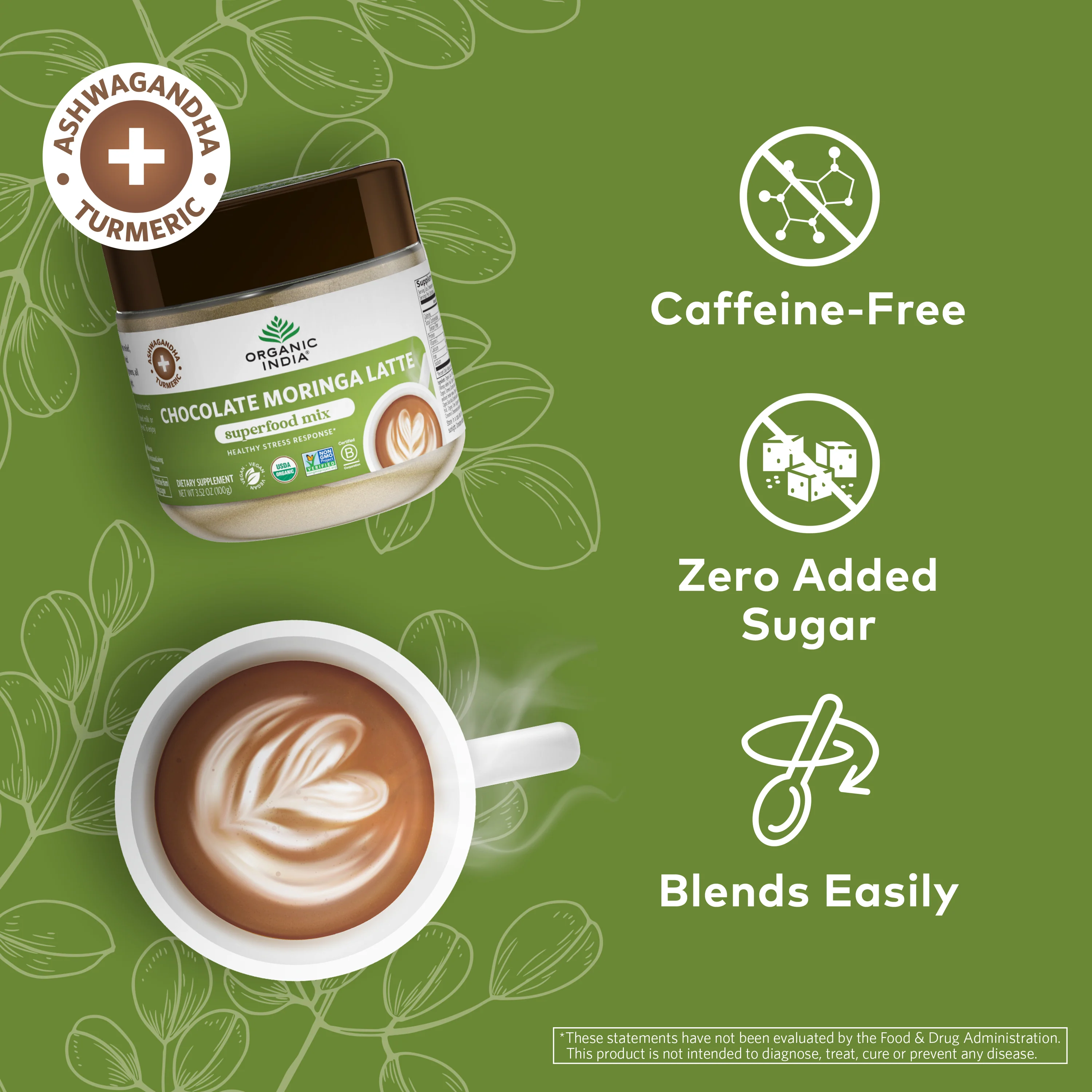 Organic Chocolate Moringa Latte - Image 5