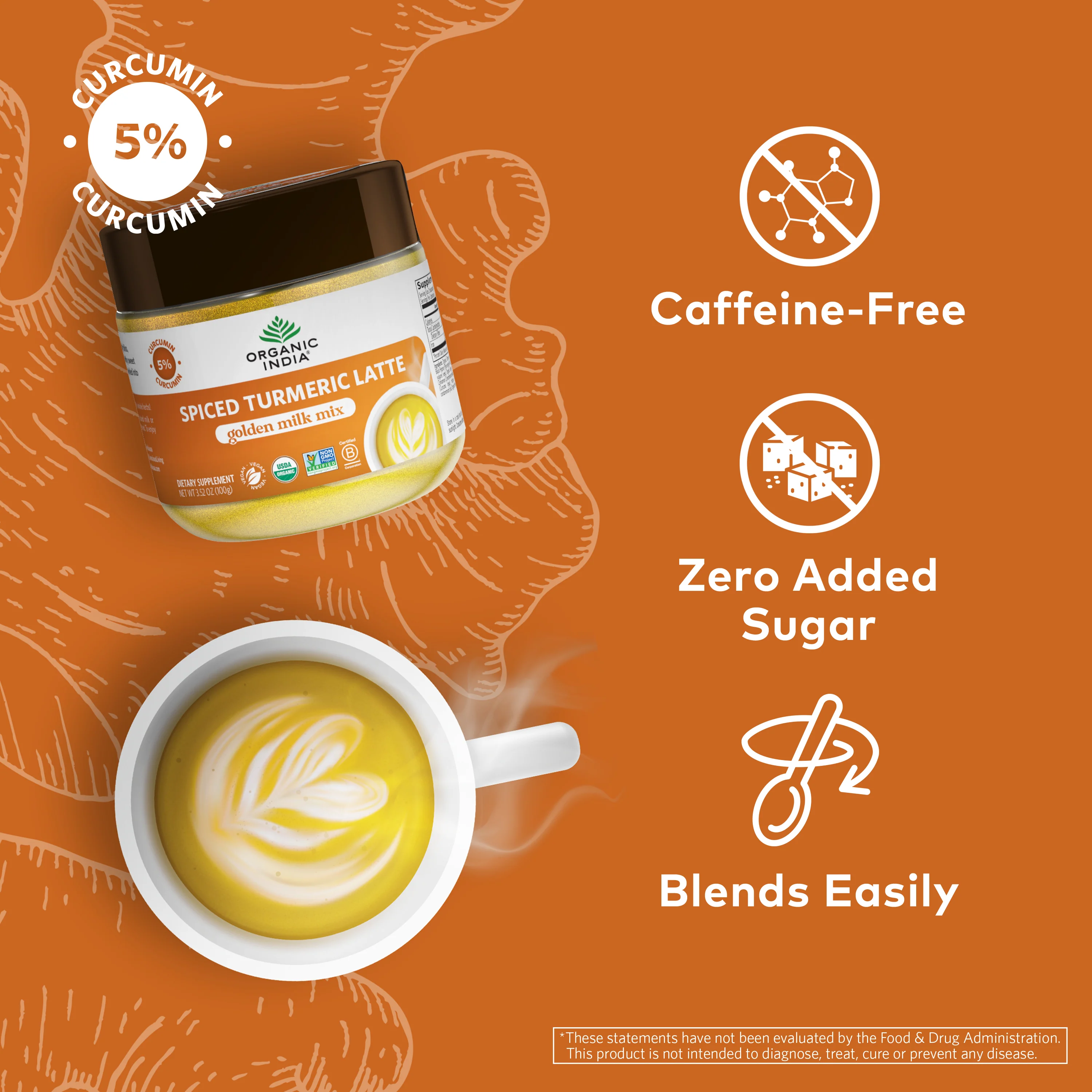 Organic Spiced Turmeric Latte - Image 5