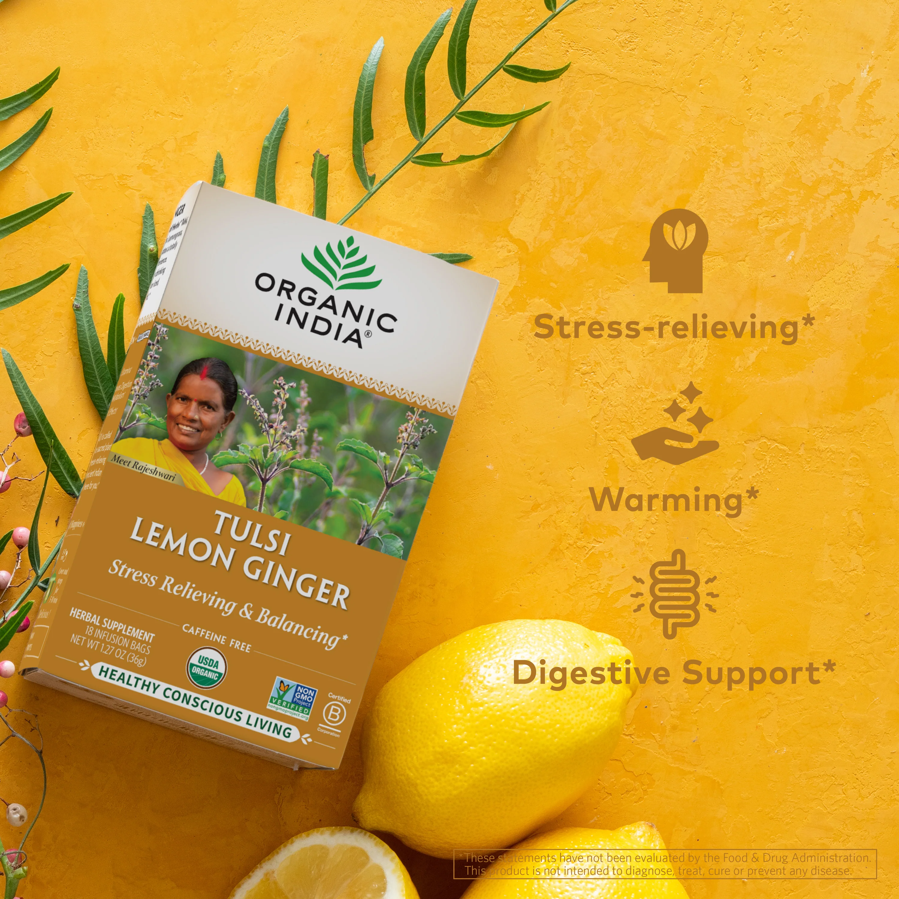 Tulsi Lemon Ginger Tea - Image 4