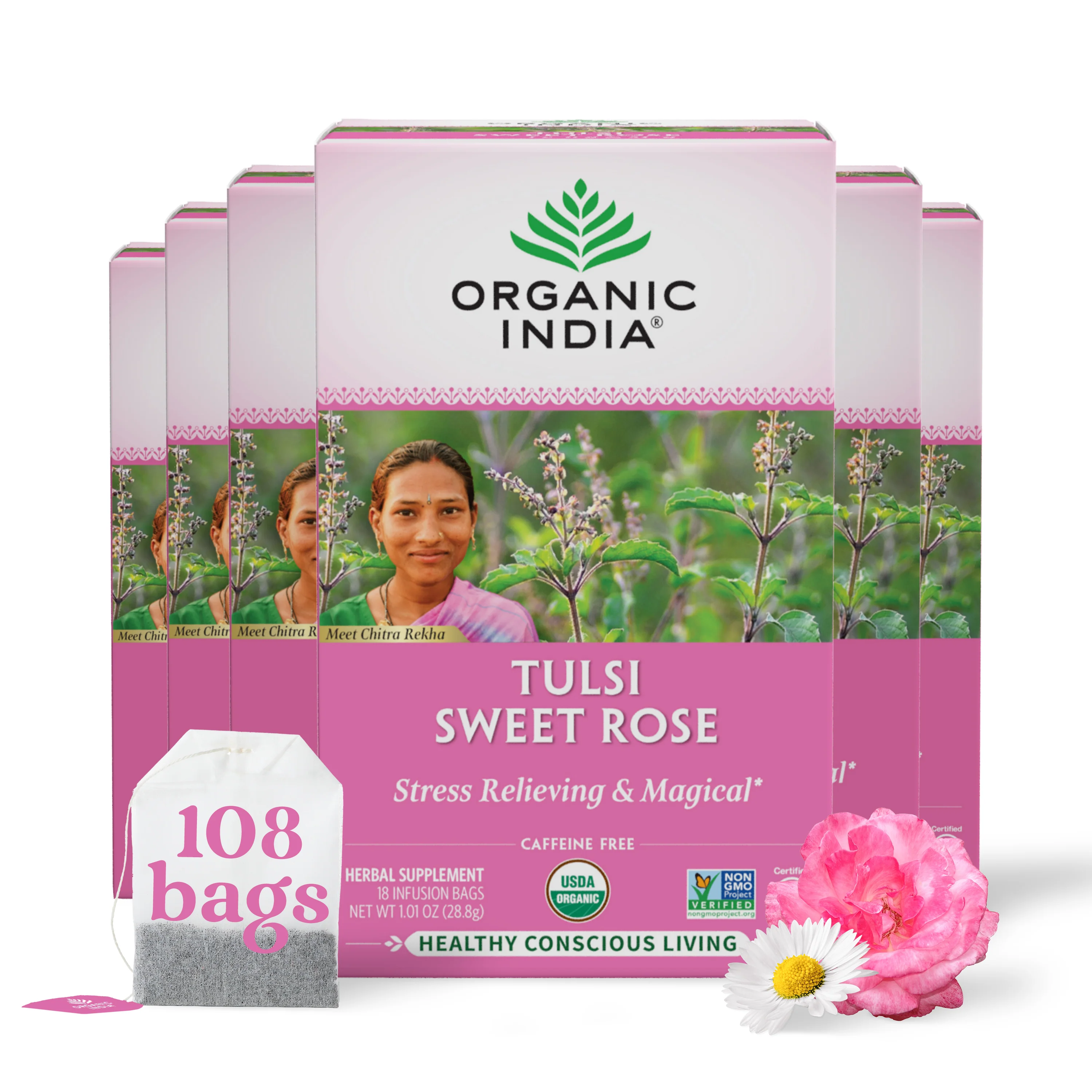 Tulsi Sweet Rose Tea - Image 18