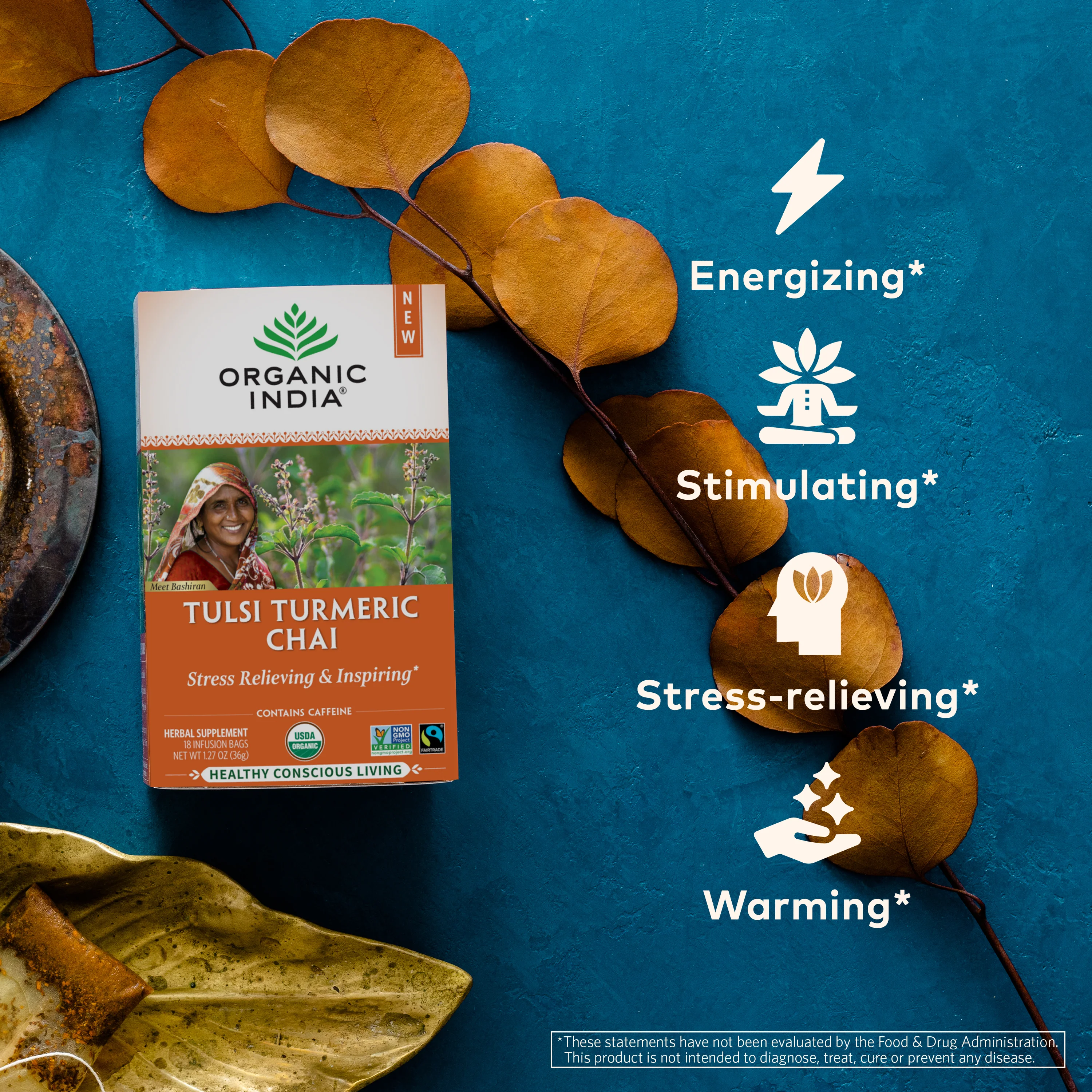 Tulsi Turmeric Chai Tea - Image 4