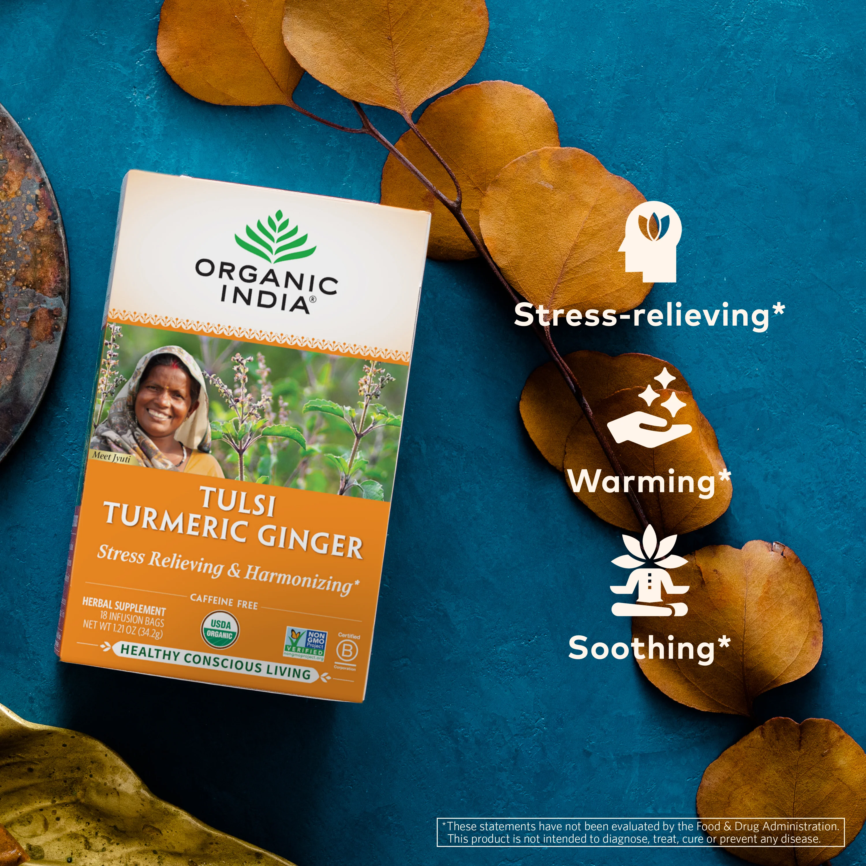 Tulsi Turmeric Ginger Tea - Image 4